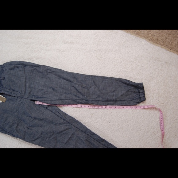 J crew cuffed Chambray lightweight pants Sz 4 NWT - Picture 4 of 6